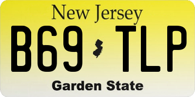 NJ license plate B69TLP