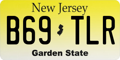 NJ license plate B69TLR