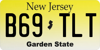 NJ license plate B69TLT