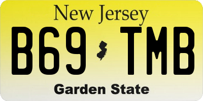 NJ license plate B69TMB