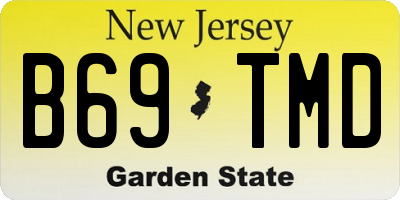 NJ license plate B69TMD