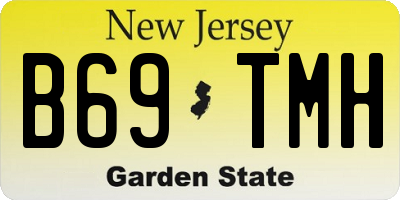 NJ license plate B69TMH