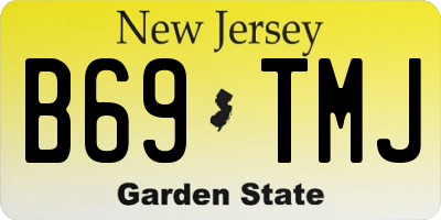 NJ license plate B69TMJ