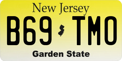 NJ license plate B69TMO