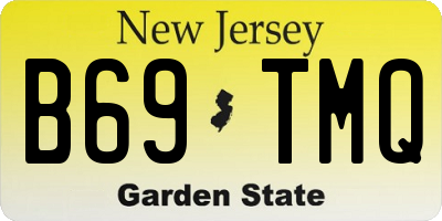 NJ license plate B69TMQ