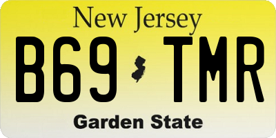 NJ license plate B69TMR