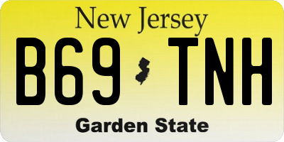 NJ license plate B69TNH