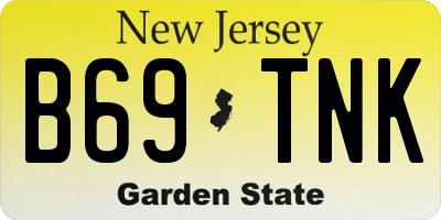 NJ license plate B69TNK