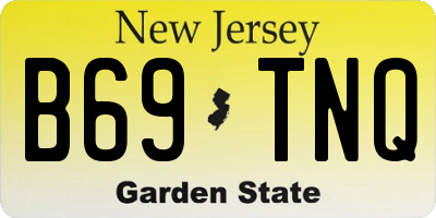 NJ license plate B69TNQ