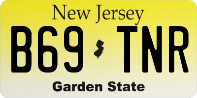 NJ license plate B69TNR