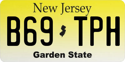 NJ license plate B69TPH