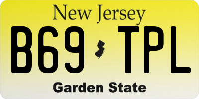 NJ license plate B69TPL