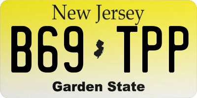 NJ license plate B69TPP