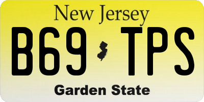 NJ license plate B69TPS