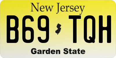 NJ license plate B69TQH