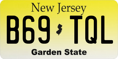 NJ license plate B69TQL