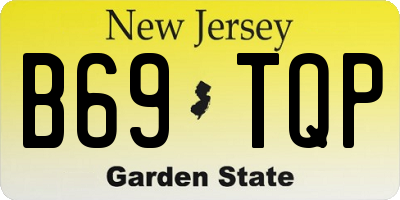 NJ license plate B69TQP