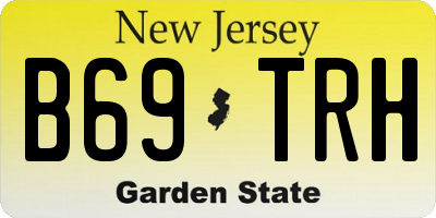 NJ license plate B69TRH