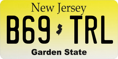 NJ license plate B69TRL