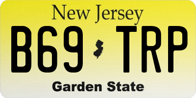 NJ license plate B69TRP