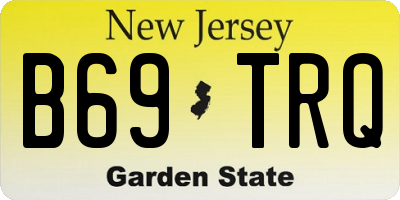NJ license plate B69TRQ