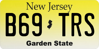 NJ license plate B69TRS