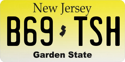 NJ license plate B69TSH
