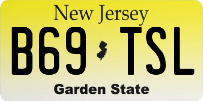 NJ license plate B69TSL