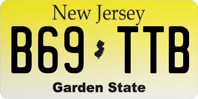 NJ license plate B69TTB