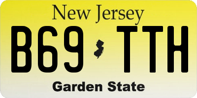 NJ license plate B69TTH