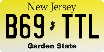 NJ license plate B69TTL