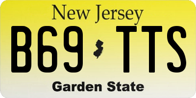 NJ license plate B69TTS