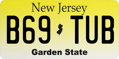 NJ license plate B69TUB