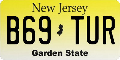NJ license plate B69TUR