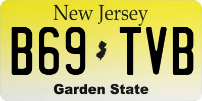 NJ license plate B69TVB