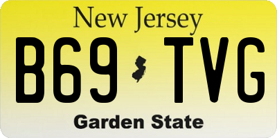 NJ license plate B69TVG