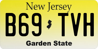 NJ license plate B69TVH