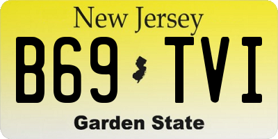 NJ license plate B69TVI