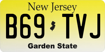 NJ license plate B69TVJ