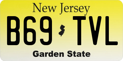 NJ license plate B69TVL
