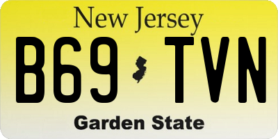 NJ license plate B69TVN