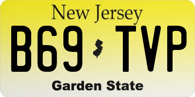 NJ license plate B69TVP