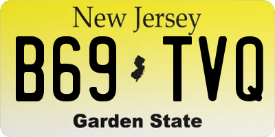NJ license plate B69TVQ