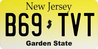 NJ license plate B69TVT