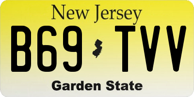 NJ license plate B69TVV