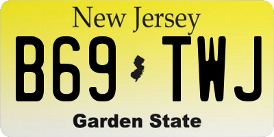 NJ license plate B69TWJ