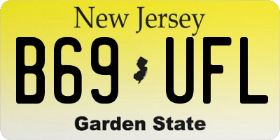 NJ license plate B69UFL