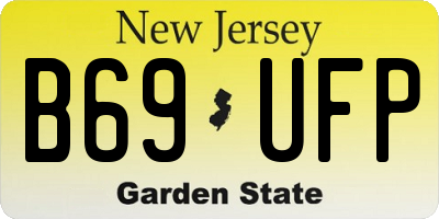 NJ license plate B69UFP