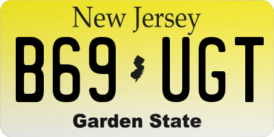 NJ license plate B69UGT