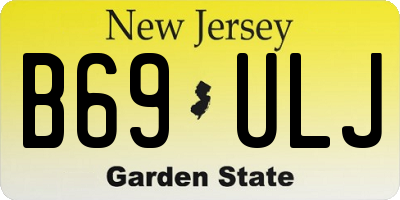 NJ license plate B69ULJ